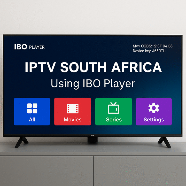 IPTV South Africa on LG TV using IBO Player – 2025 Interface