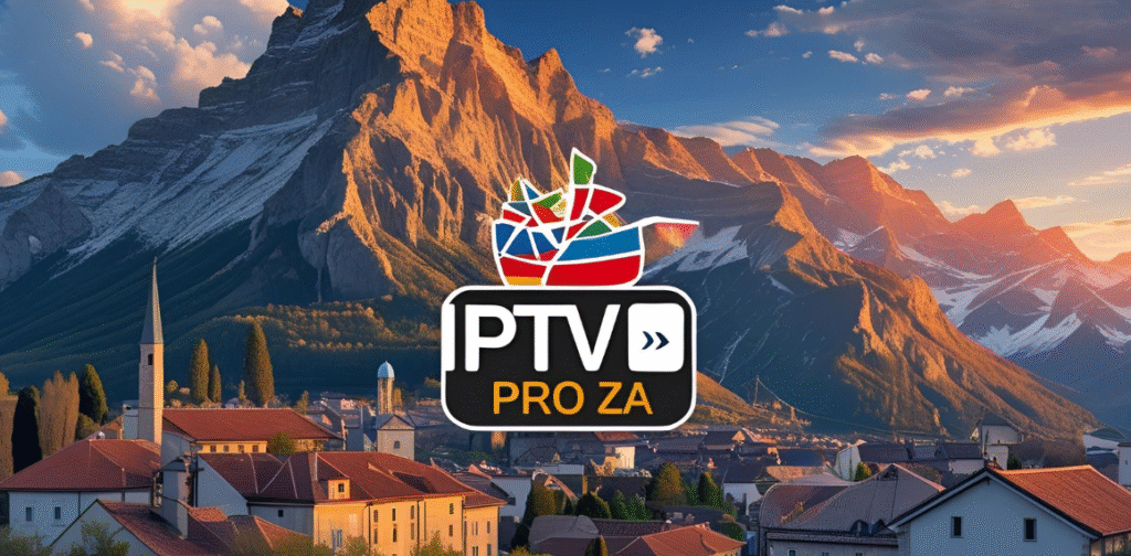 IPTV Pro ZA streaming setup on smart devices including smart TV, smartphone, and tablet in South Africa

